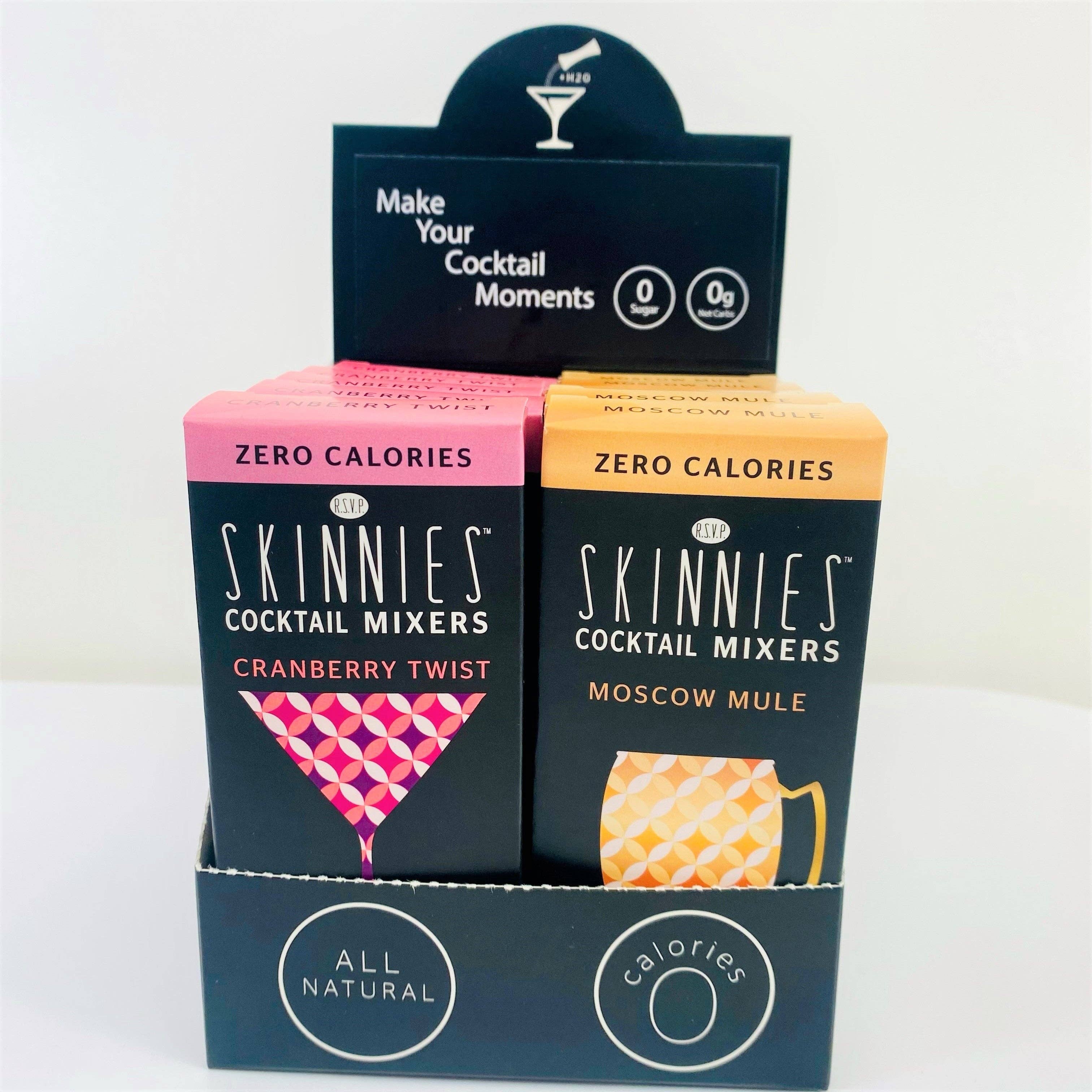 RSVP Skinnies Cocktail Mixer Variety Pack - Zero Sugar Cocktail