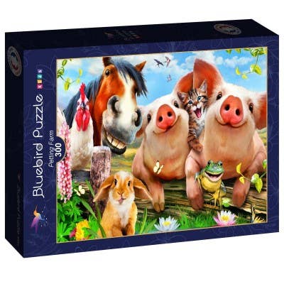 300-Piece Puzzle - Petting Farm for wholesale by Bluebird Puzzle