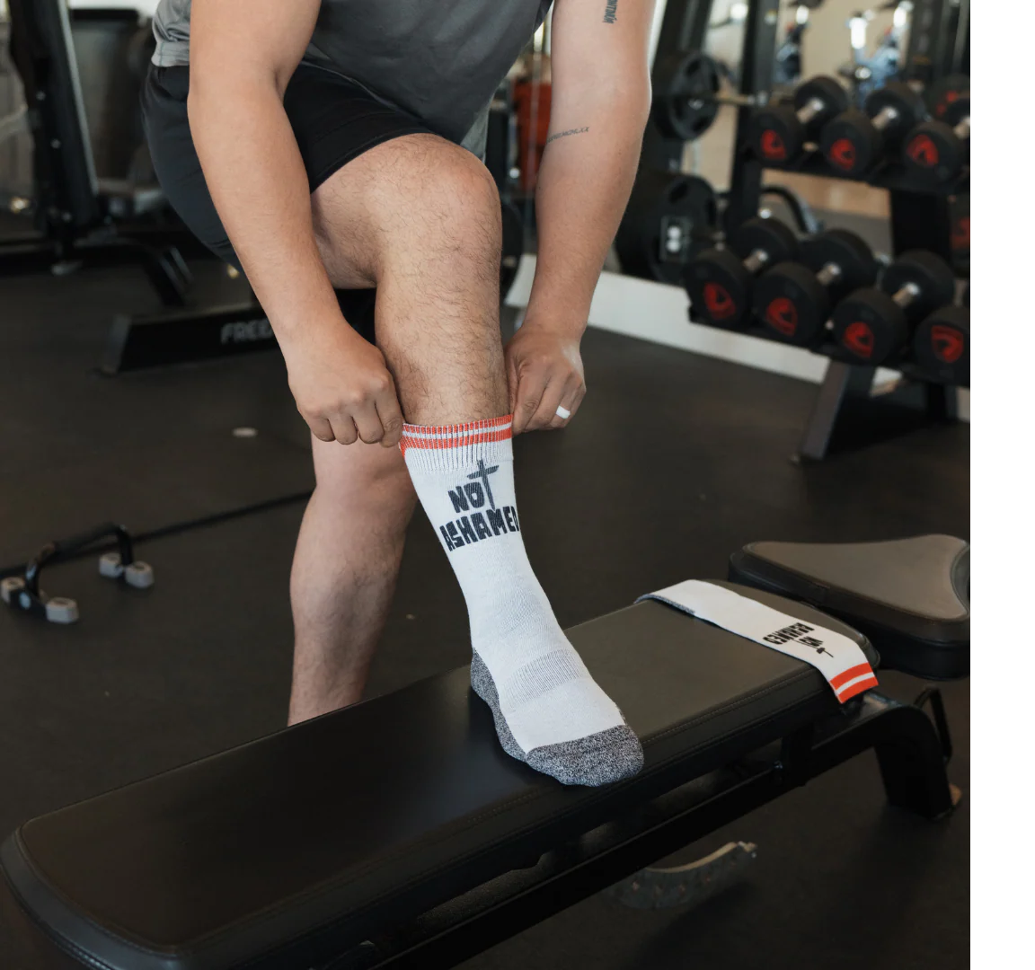 BibleSocks - Wholesale Socks - Unisex - Not Ashamed (Romans 1:16) Christian Crew Socks3