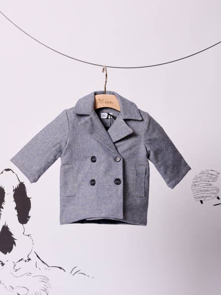 Doppellagiger Mantel für den Großhandel von LaTitta