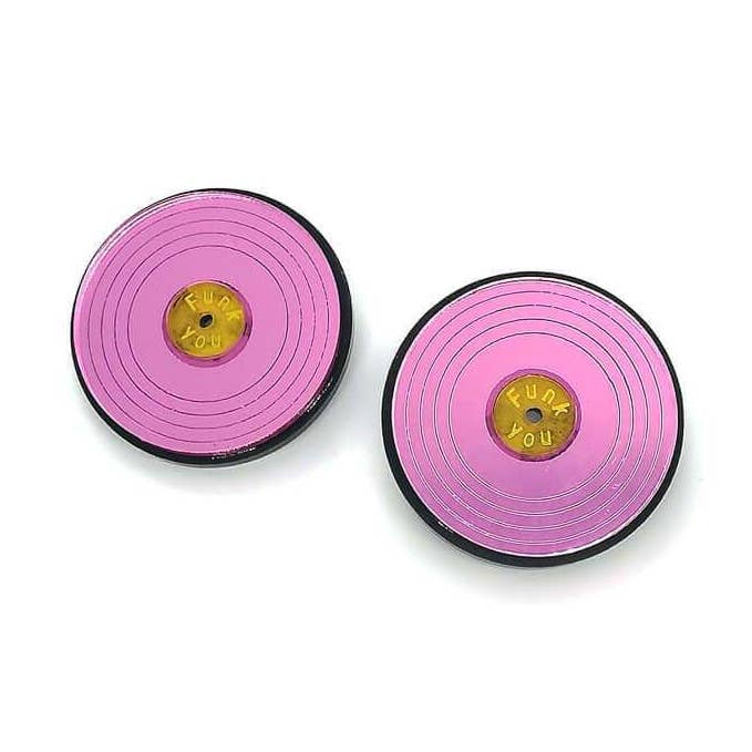 Funk Da Queen - Wholesale Stud/Post Earrings - Vinyl | Earrings0