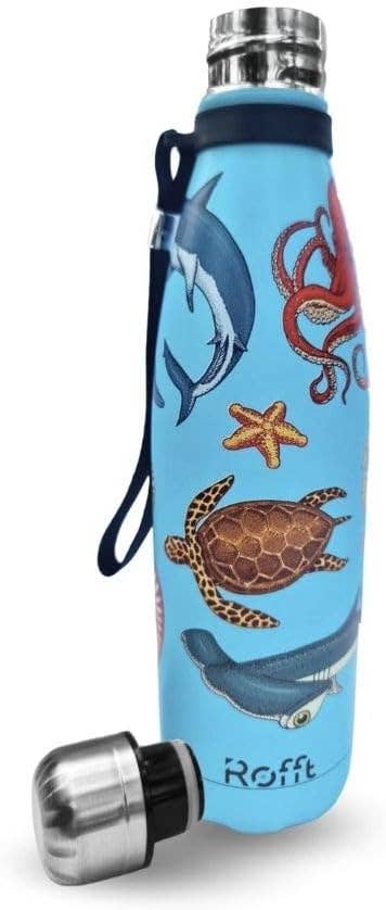 ROFFT USA LLC - Wholesale Water Bottle - 20 oz Insulated Water Bottle - Leak Proof, Stainless Steel, Thermo Bottle for Hot and Cold Drinks, Double Wall Insulation, Portable Water Flask for Travel, Outdoor0
