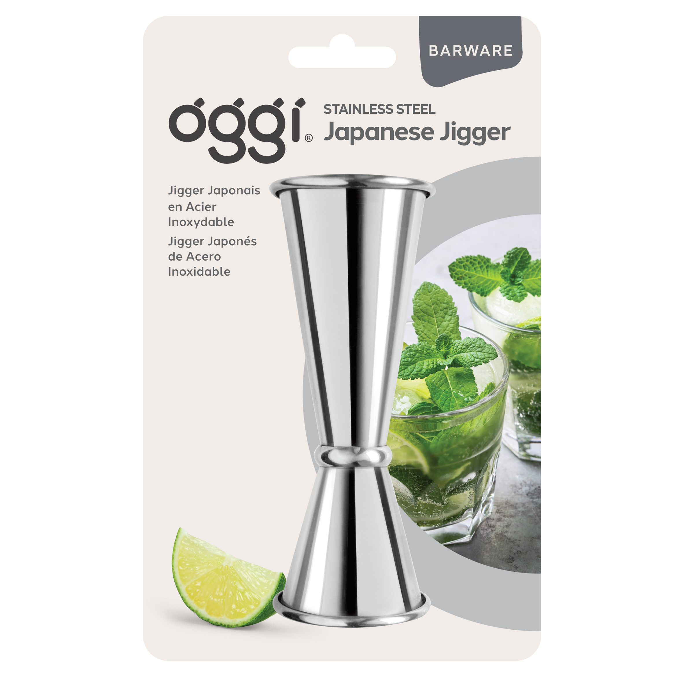 Oggi - Vendita all'ingrosso Bicchierino da liquore - Jigger giapponese - 1oz/2oz, 30ml/60ml6