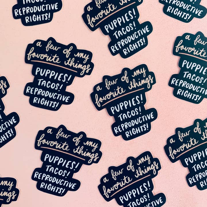 Your Gal Kiwi - Wholesale Sticker - IN STOCK AT bit.ly/ahwafaire - Favorite Things Sticker - HOLIDAY GIFT STOCKING STUFFER