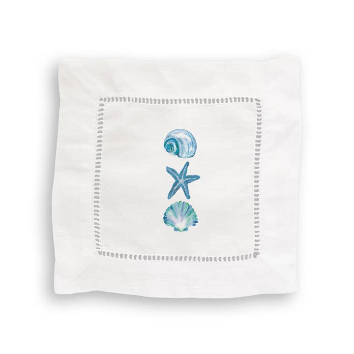 French Graffiti - Wholesale Tea Towel - Three Shells