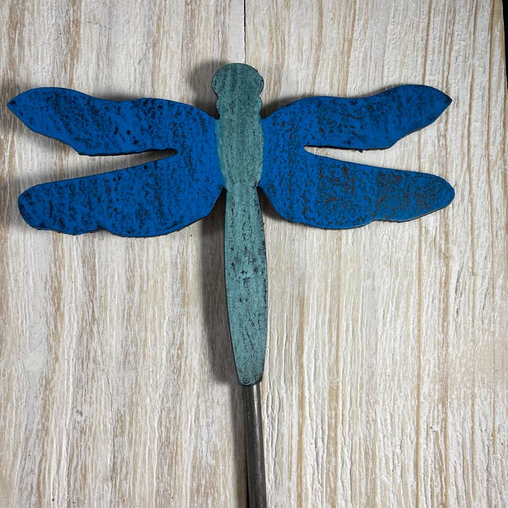 Whimsies - Wholesale Garden/Lawn Stake - Dragonfly plant stake garden 1st Anniversary house plant