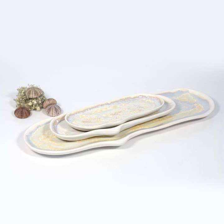 Alison Evans Ceramics - Wholesale Dinner Plate - Medium Razor Clam Plate