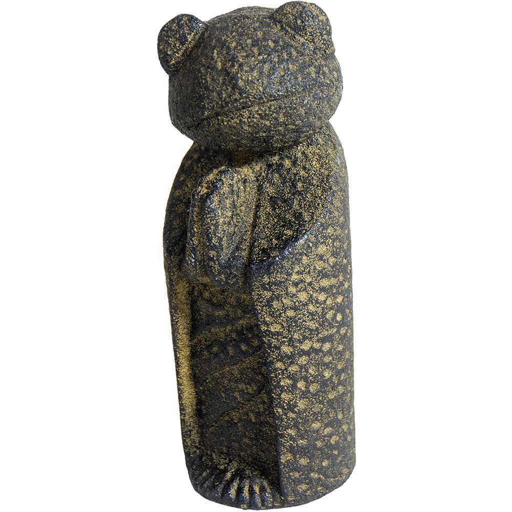 Kheops International - Wholesale Sculpture - Volcanic Stone Statue - Jizo Frog1