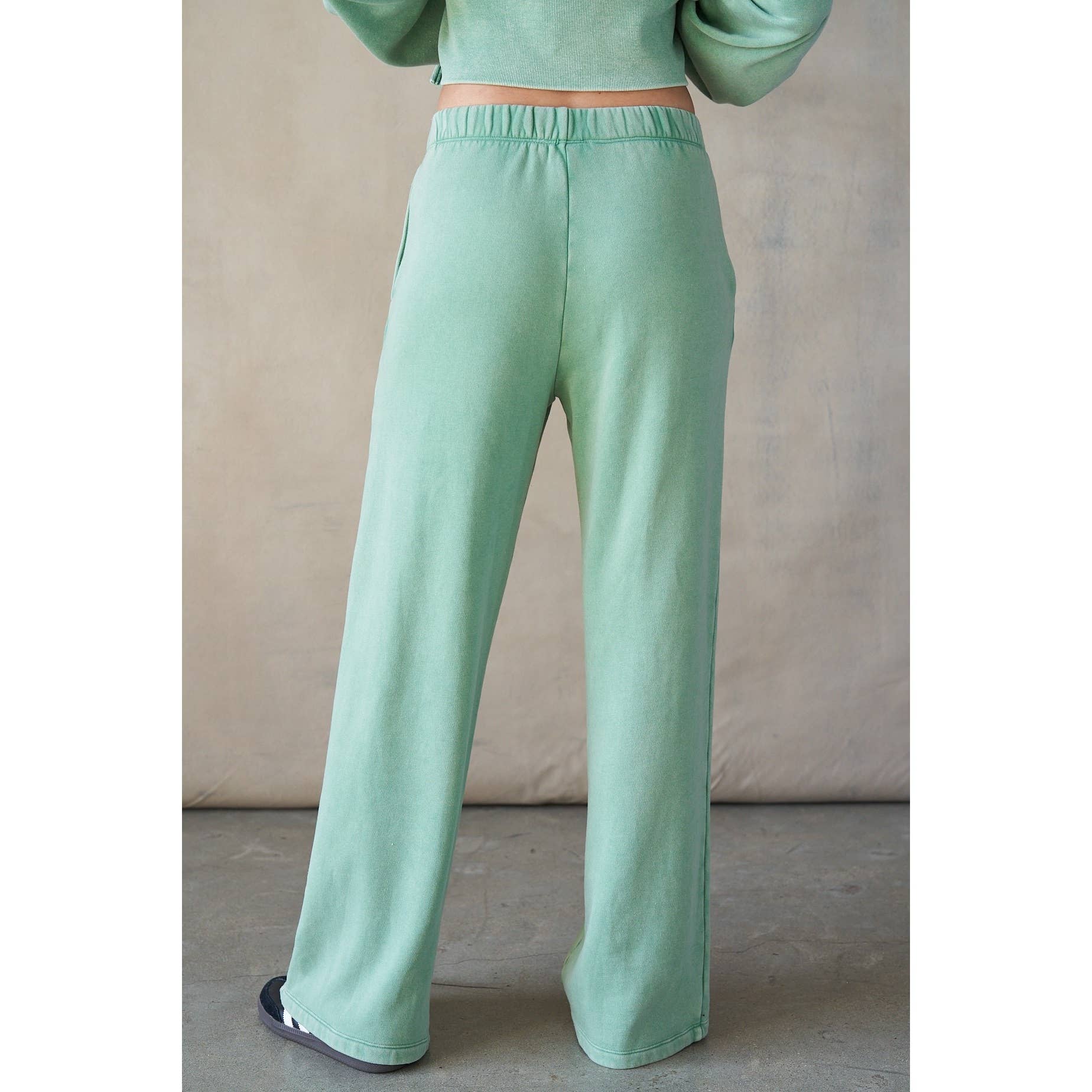 lalamia - Vente Pantalon d'intérieur/de jogging – femme - Pantalon de survêtement en polaire à large ouverture13