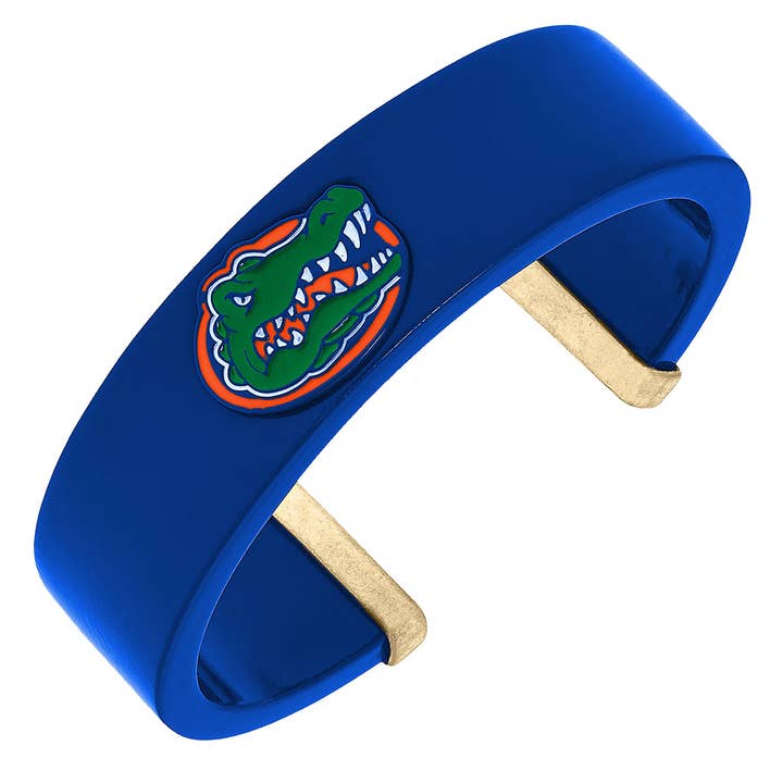 Canvas Style – Engroshandel Manchetarmbånd – Florida Gators Resin Logo Manchetarmbånd i blåt