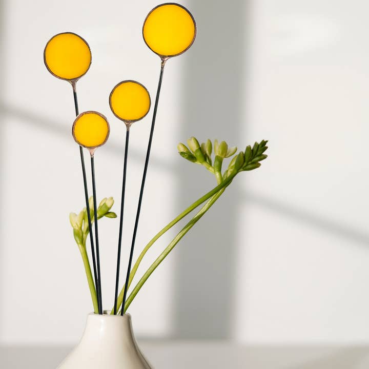 Glass Billy Button Set and other Purchase Wholesale artificial marigold flowers. Free Returns & Net 60 Terms on Faire trending on Faire.