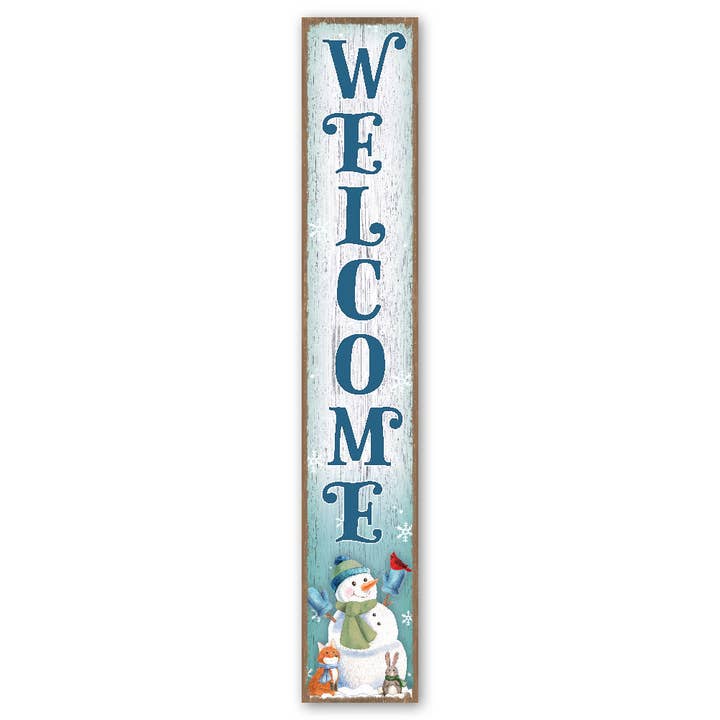 Welcome Snowman & Friends - Porch Board™ for wholesale by ST Creations