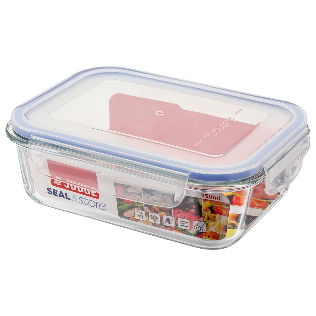 Judge UK - Vente Boîtes de conservation - Récipient en verre Judge Kitchen, Seal & Store, 950 ml0