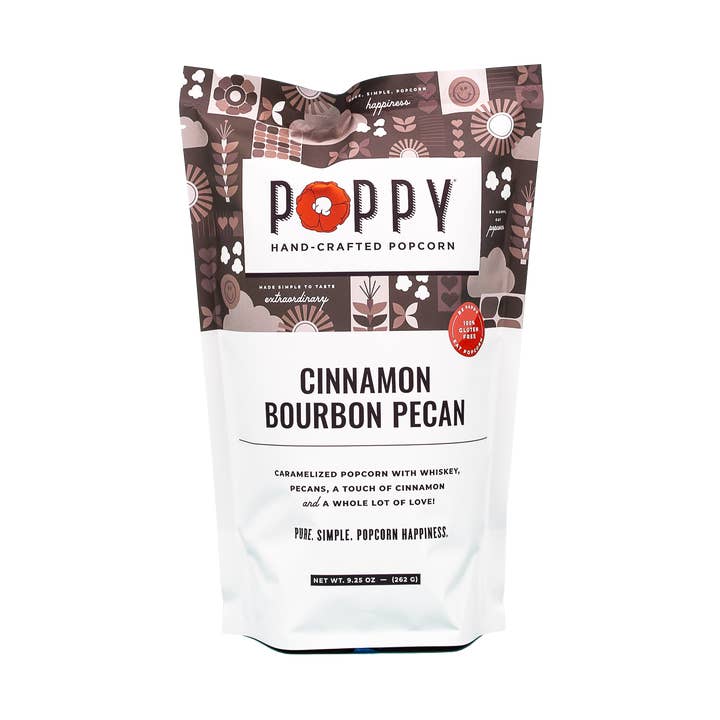 Poppy Hand-Crafted Popcorn - Wholesale Popcorn - Cinnamon Bourbon Pecan Popcorn1