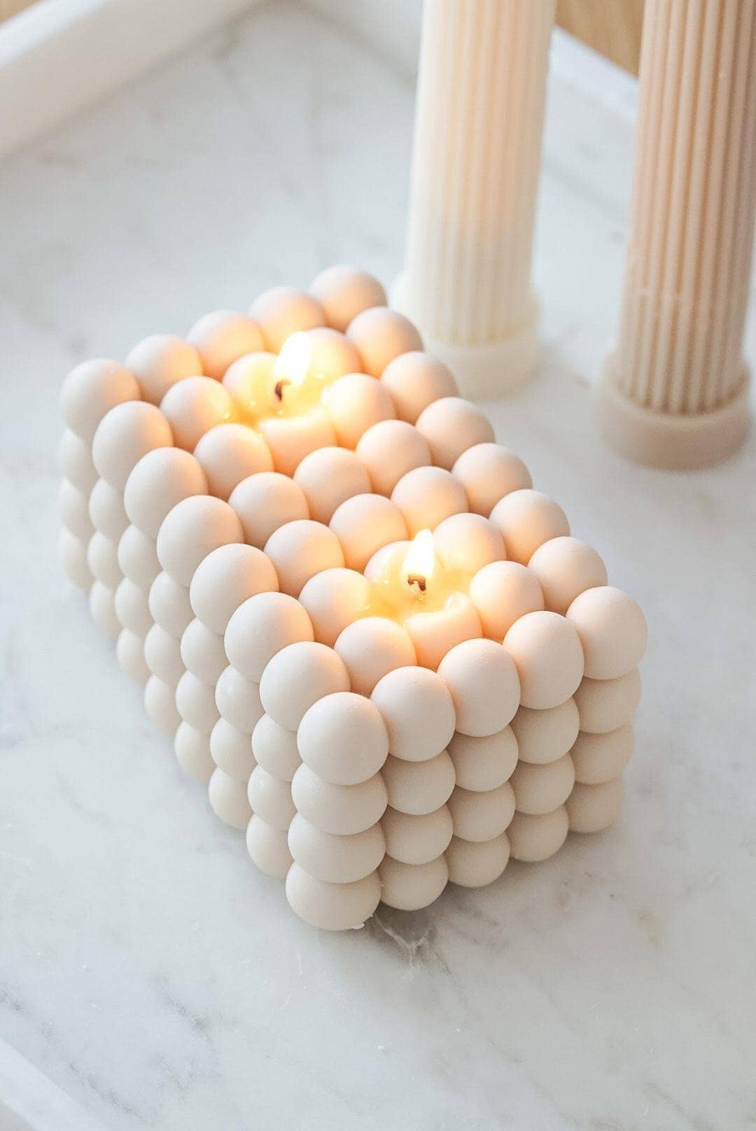 Candle Copenhagen - Wholesale Tapered Candle/Candlestick - LARGE BUBBLE5