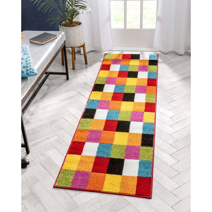 Well Woven - Wholesale Area Rug - Starbright Bright Square Multi Rug9