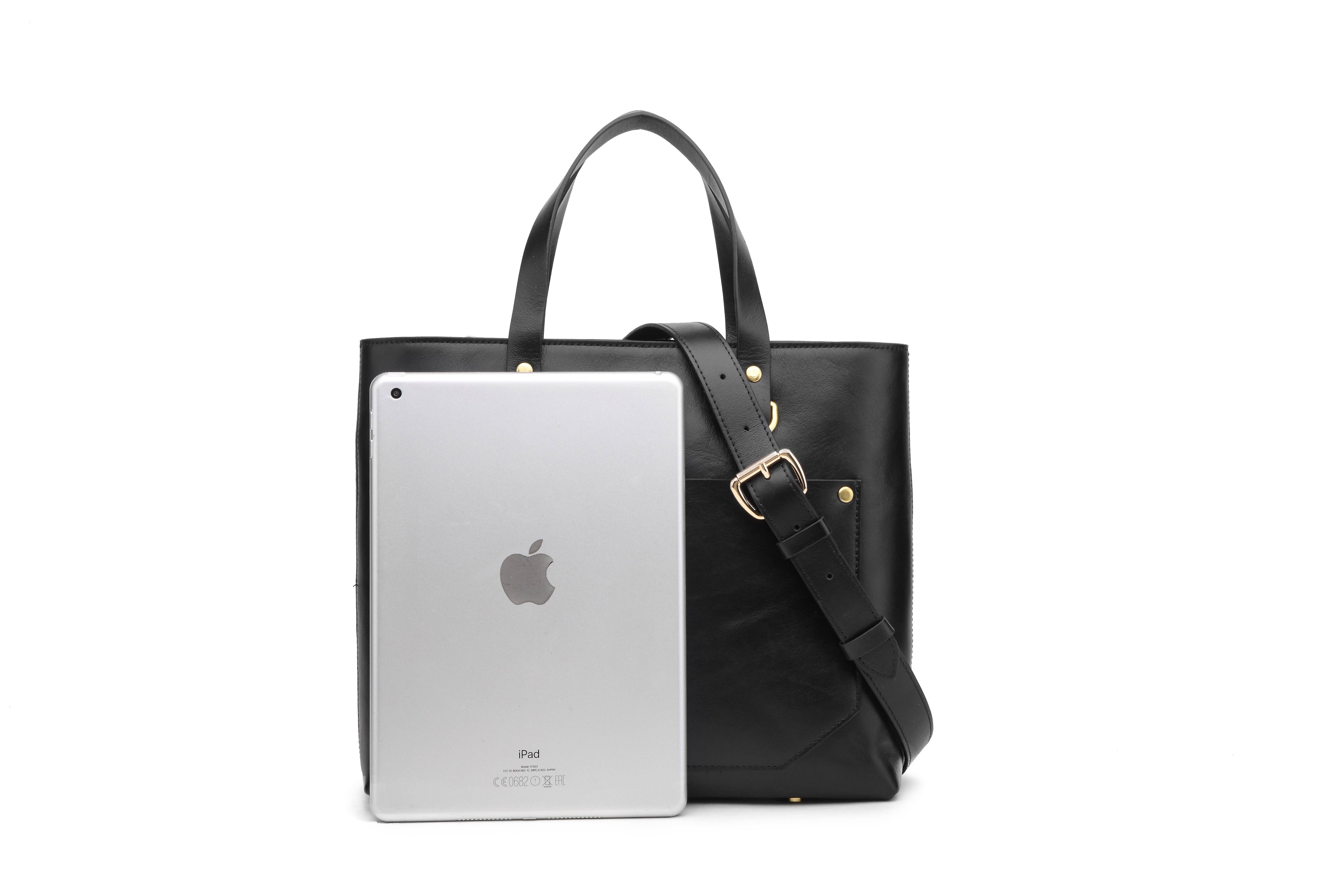 R.Riveter - Wholesale Satchel - Women's - Marcy |  Matte Black Leather1