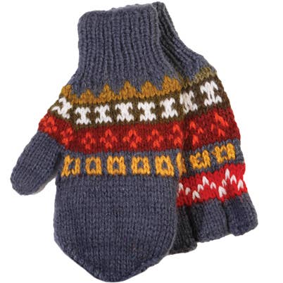 Alpaca Knit Mittens for wholesale by Toucan Hat Company/ Carole Amper