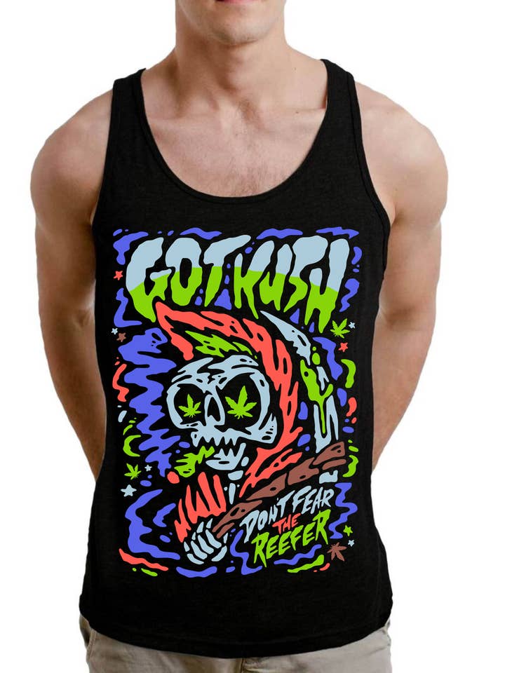 Don't Fear The Reefer Herren-Tanktop für den Großhandel von Got Kush Clothing
