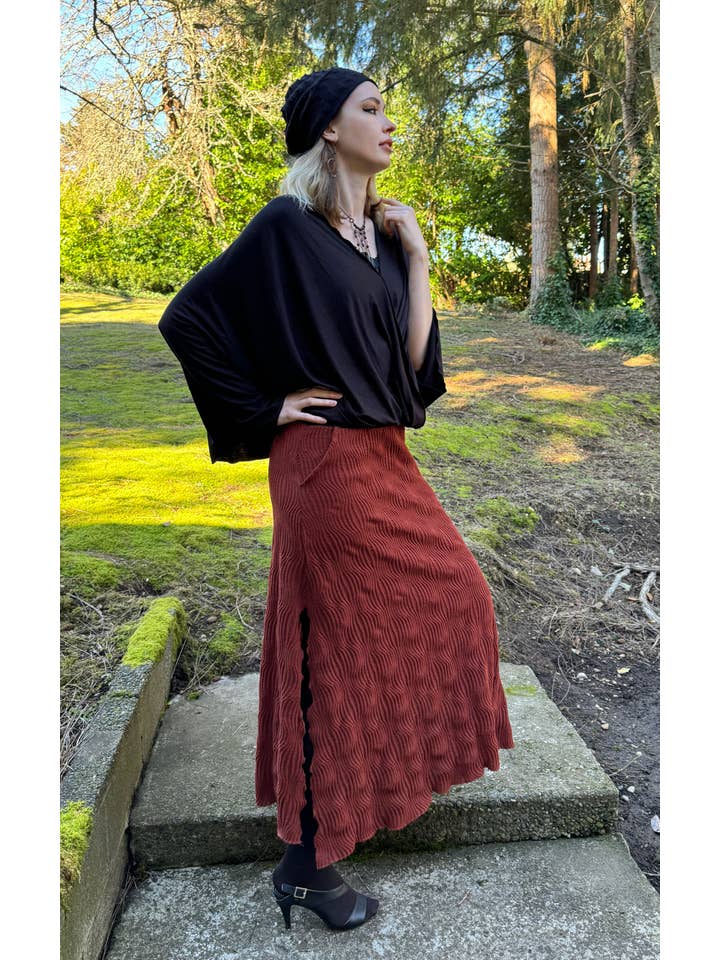 Leigh Young Collection - Vente Jupe – femme - Jupe trapèze à poches - Fractal Collection3