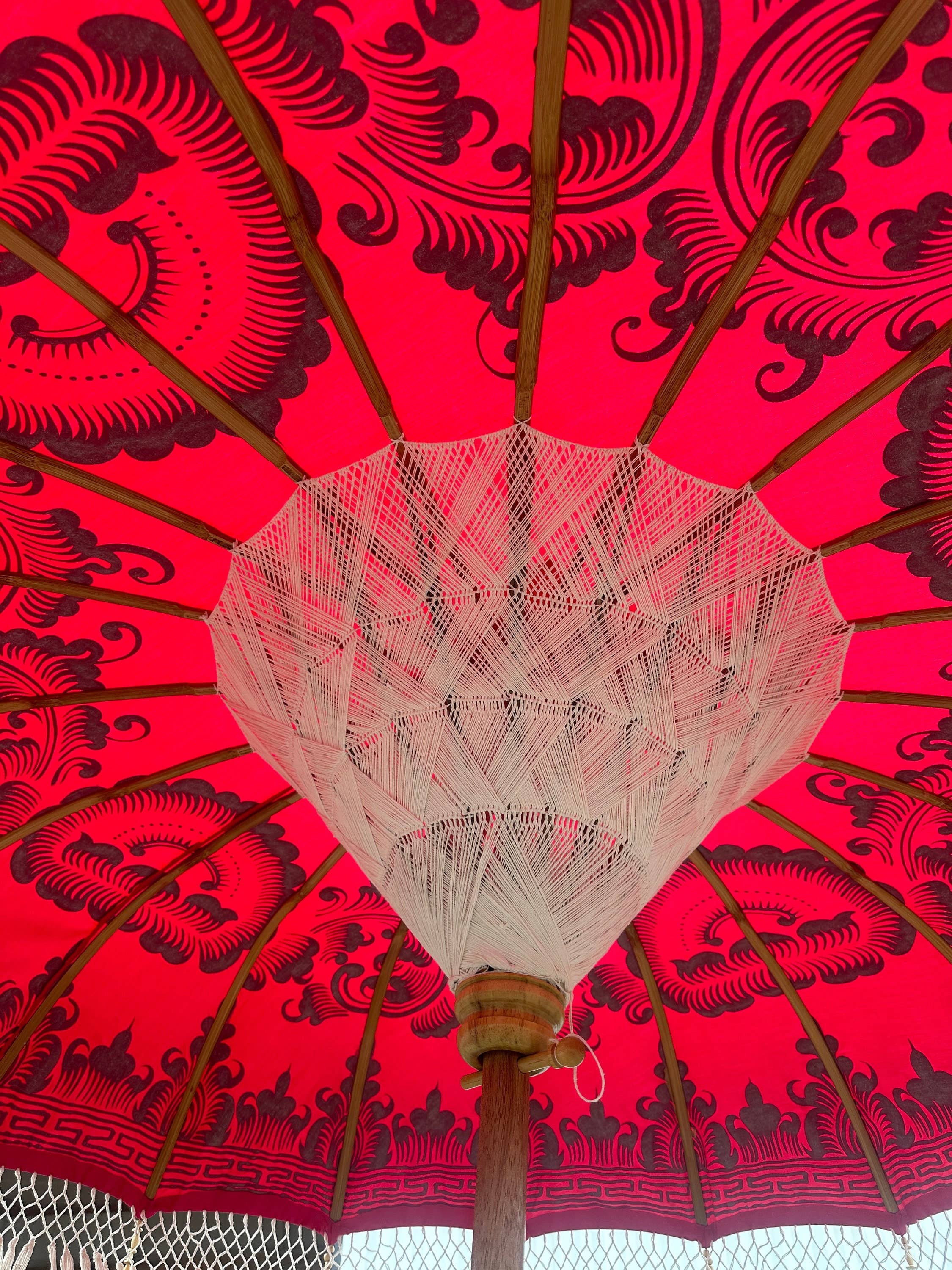 baligood – Großhandel Sonnenschirm – PINK BALI REGENSCHIRM, Sonnenschirm, Hochzeitsregenschirm, Asiatischer Regenschirm, Schatten1