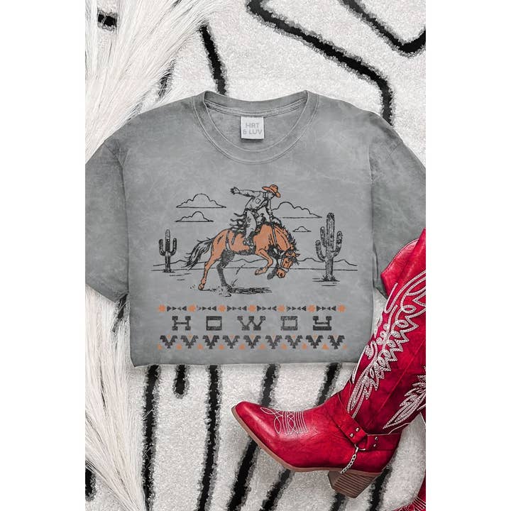 HRTandLUV - Wholesale T-Shirt (Graphic) - Women's - HOWDY MINERAL GRAPHIC TEE4
