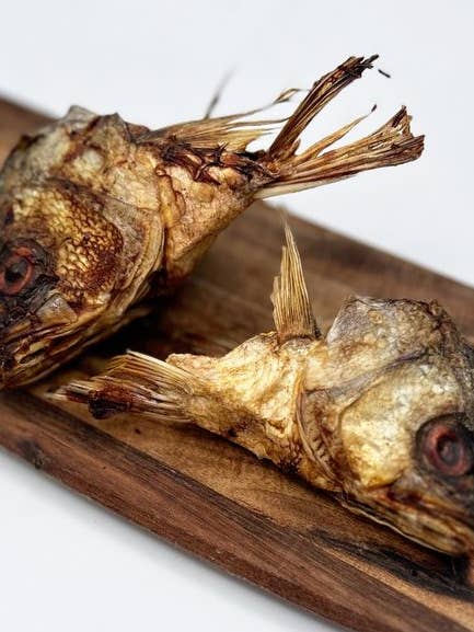 White Bass Fish Heads for wholesale by What the raw