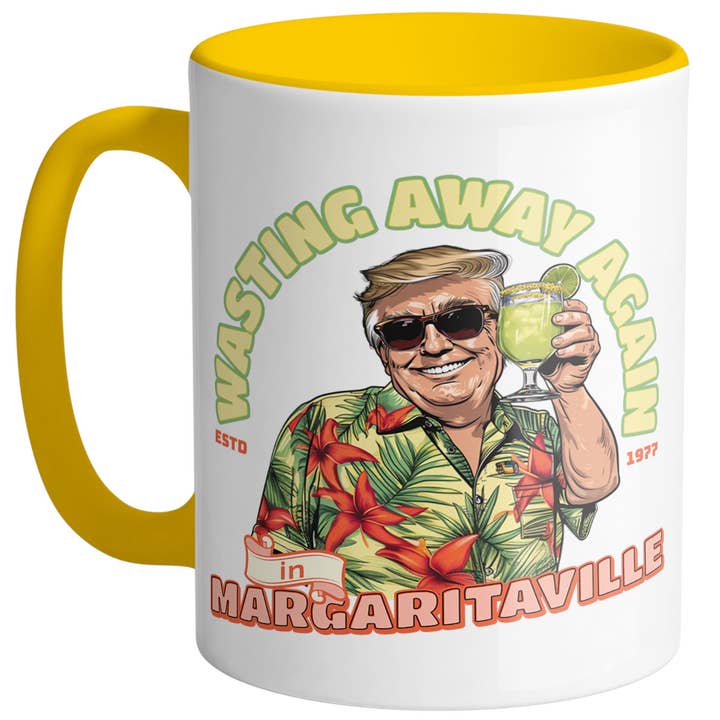 God And Glory Gifts - Wholesale Coffee Mug - Wasting Away Again Trump Ceramic Coffee Cup