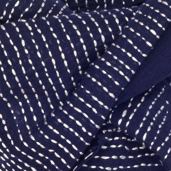Indigo Handloom - Wholesale Scarf - Women's - Giza - Navy2