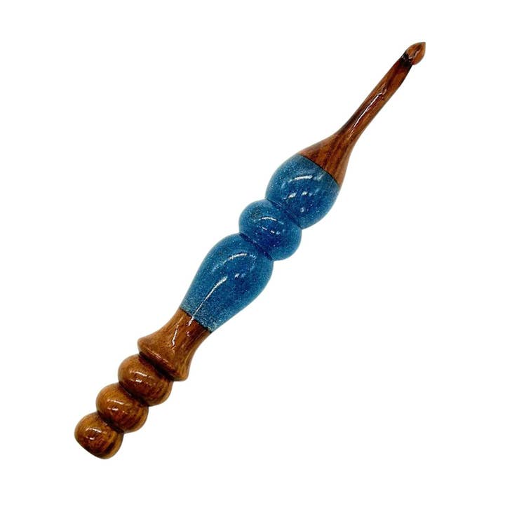 Darn Good Yarn - Wholesale Knitting/Crochet Supplies - Sparkle Rosewood Crochet Hook11