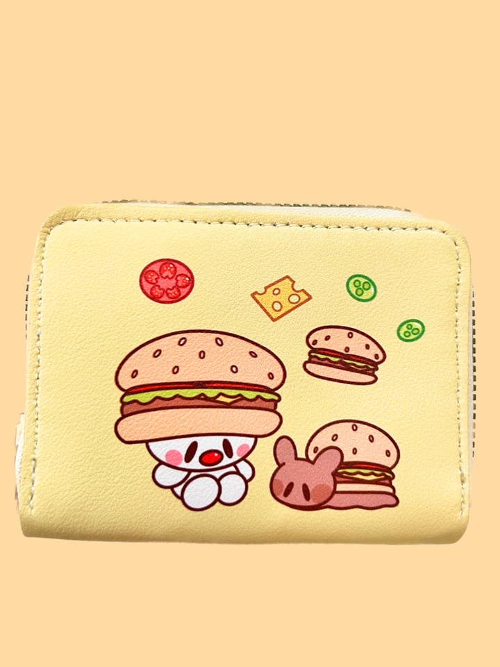 Hamburger Marshall Mini Zipper Wallet for wholesale by Mar De Luna Arts Co
