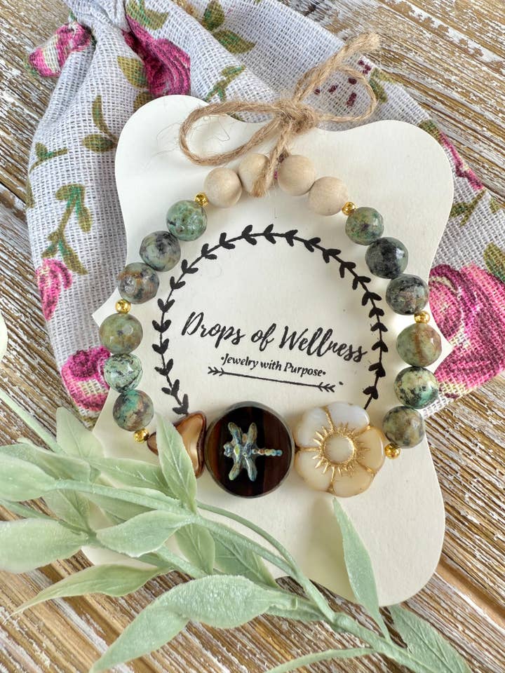 Beaded Bracelets, Stackable Bracelet, The Margot for wholesale by Drops of Wellness Goods