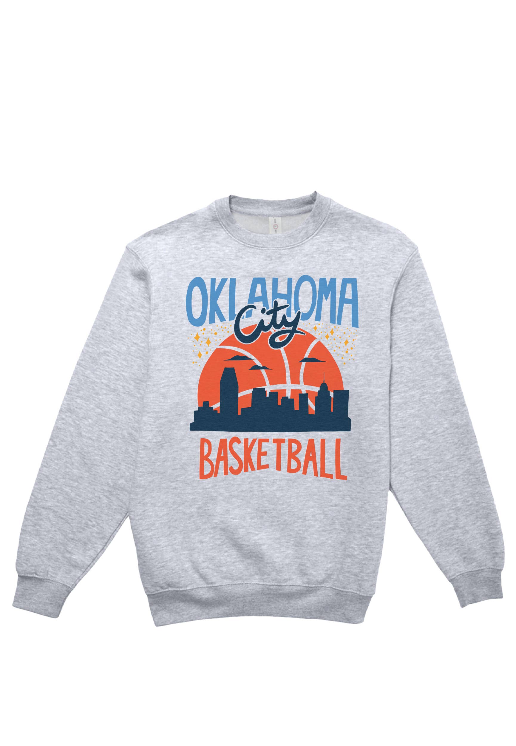 Shop Good – wholesale Sweatshirt med tryck - Unisex – Thunder Sunset Pullover Sweatshirt - Oklahoma City Thunder0