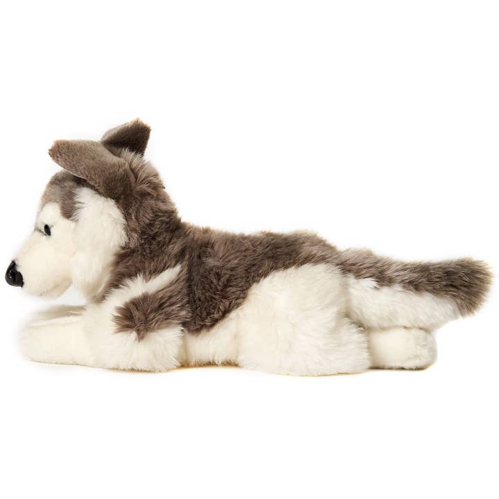 Uni Toys - Wholesale Stuffed/Plush Toy - Kids & Baby - Husky lying down - 40 cm (length) - cuddly/plush toy