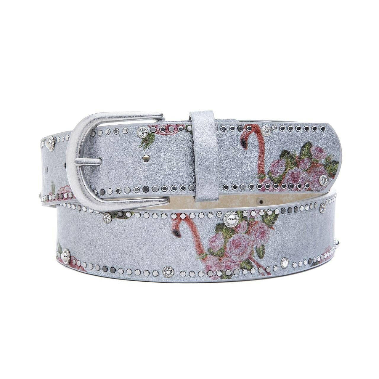 Fox by Ren GmbH - Vendita all'ingrosso Cintura - Donna - Cintura Flamingo Diamonds con borchie5