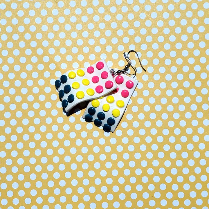 Kris's Kisses Kreations - Wholesale Dangle Earrings - Candy Button Earrings, 80's Earrings, Classic Earrings