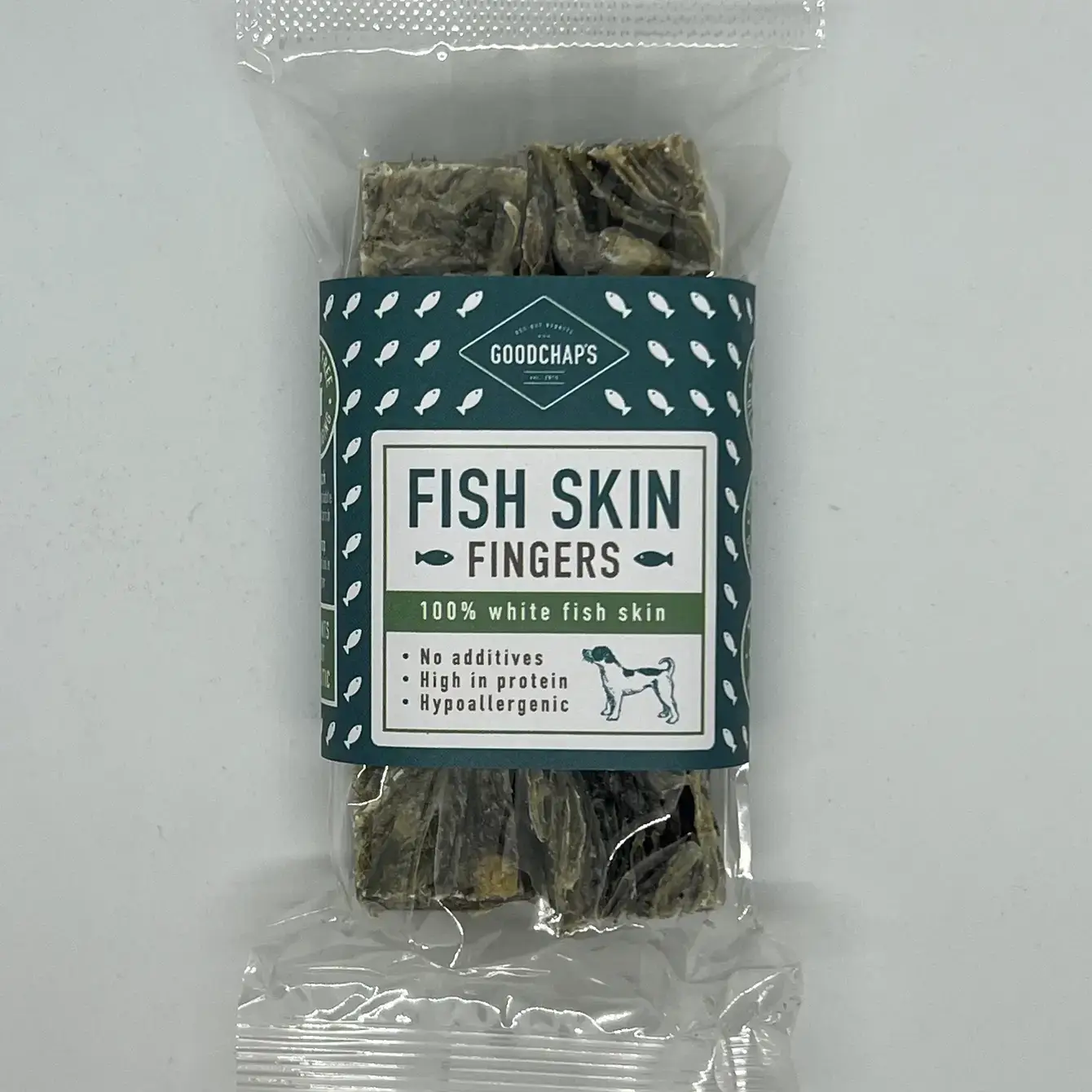 Goodchap's – wholesale Pet treats – Dog – Fish Skin Fingers | Additive Free Dog Treats and Chews1