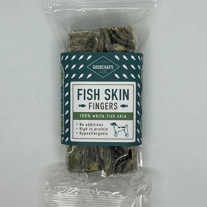 Goodchap's – wholesale Pet treats – Dog – Fish Skin Fingers | Additive Free Dog Treats and Chews1