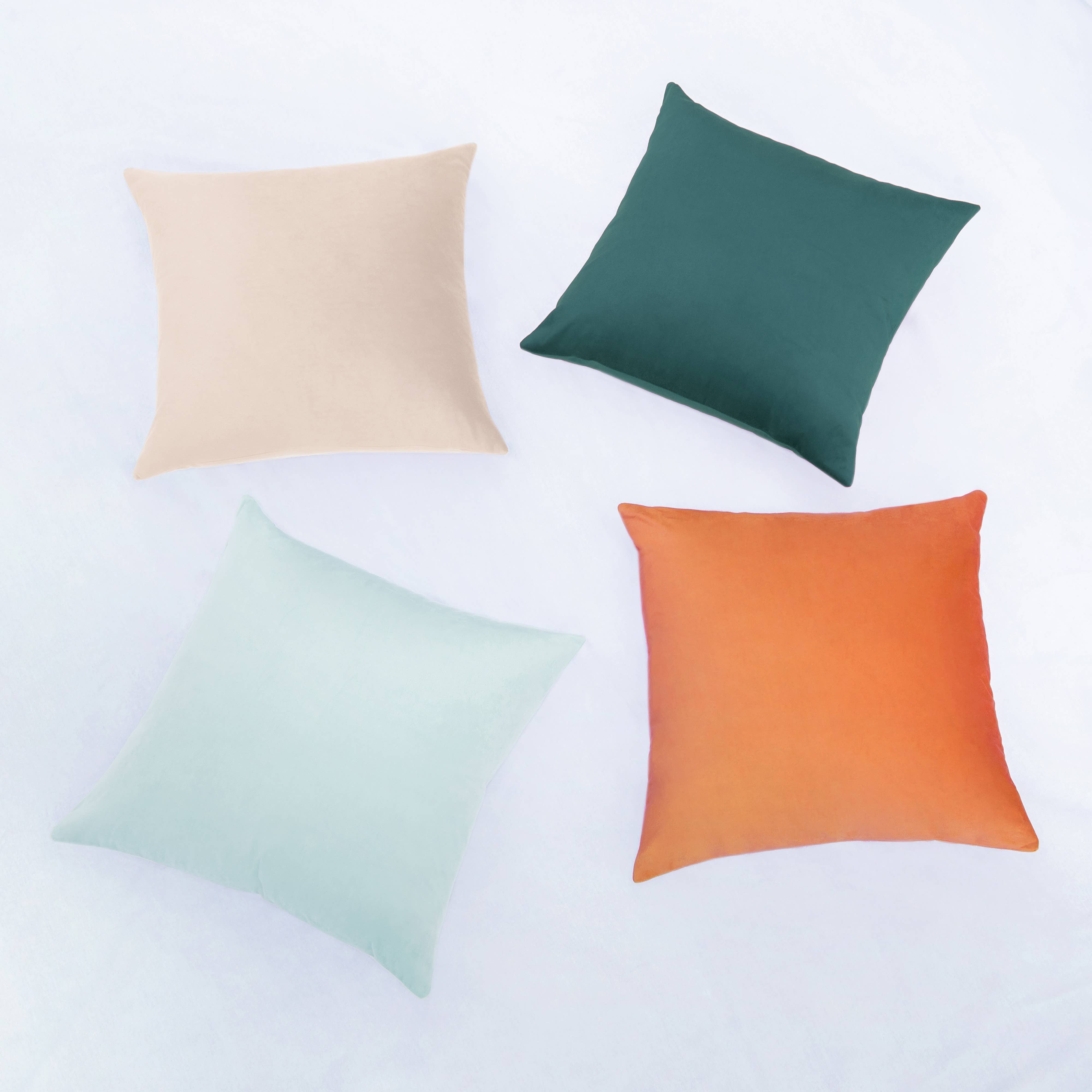 Monday Moose - Wholesale Throw Pillow Cover - Samara Pillow Covers (4-Pack) - Orange/Green9