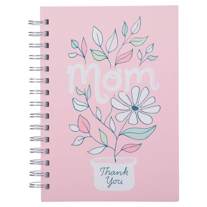 Christian Art Gifts - Vente Journal intime - Journal Wirebound Mom Merci 1 Thess. 5:16-18