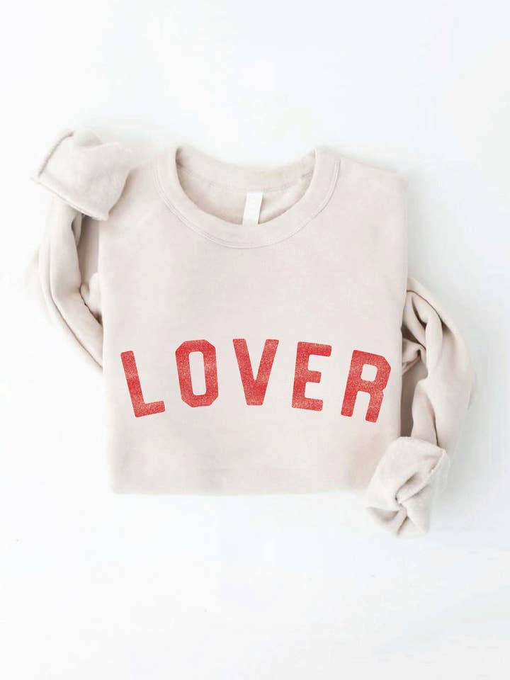 OAT COLLECTIVE - Wholesale Graphic Sweatshirt - Women's - LOVER Graphic Sweatshirt9