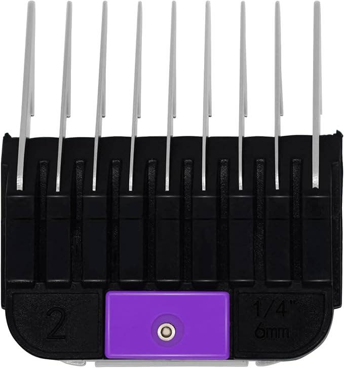 Alpine - Vendita all'ingrosso Strumento per toelettatura - Cani - Pettini guida di protezione in acciaio inossidabile per animali professionali per lame staccabili in stile A5 per toelettatori di animali domestici, compatibili da 1/8" a 1" con tagliacapelli per animali Wahl KM Series Andis AG BG Oster A5 A6.6