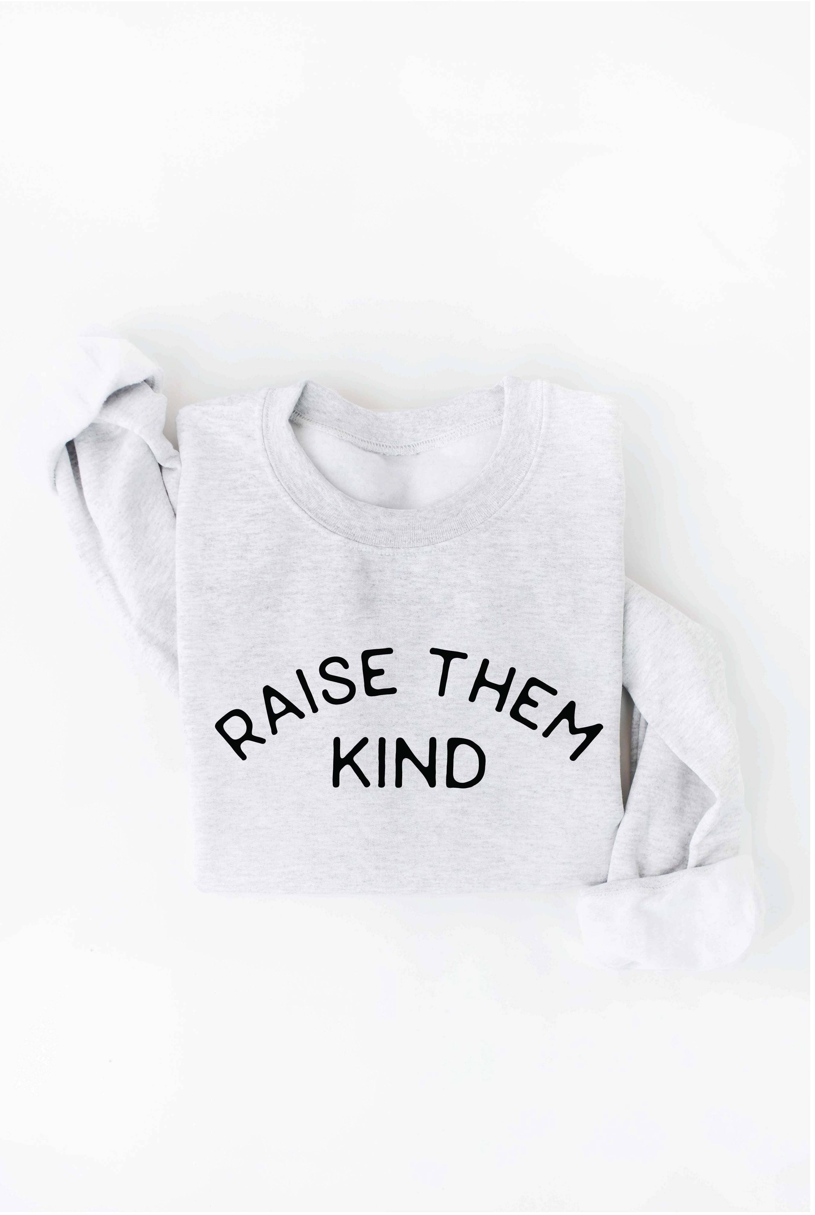 OAT COLLECTIVE - Wholesale Graphic Sweatshirt - Women's - RAISE THEM KIND Graphic Sweatshirt3