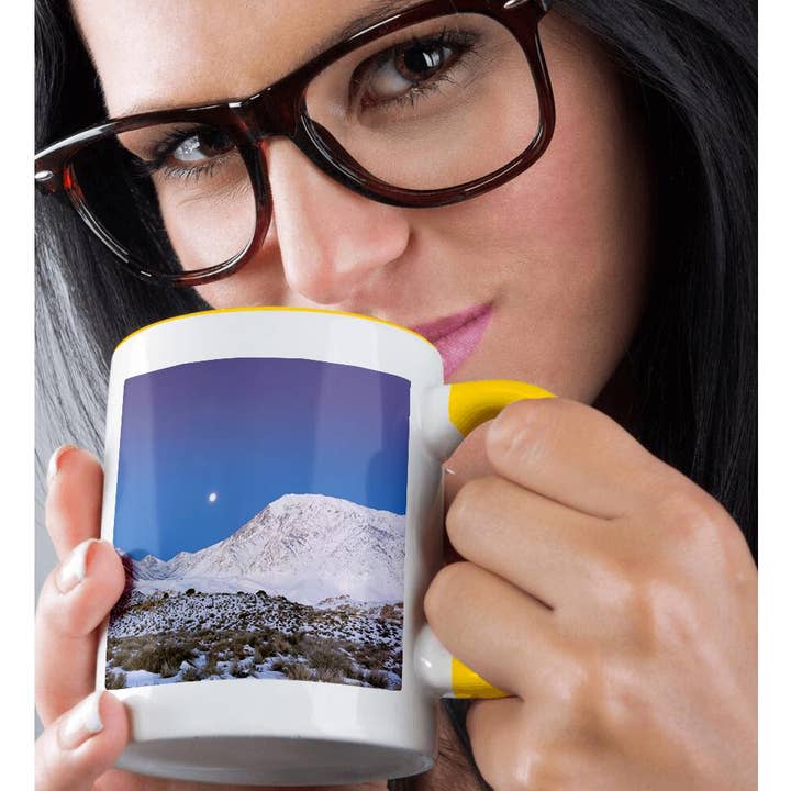 3dRose - Wholesale Coffee Mug - 3dRose, USA, California. Moonrise over Sierra Nevada Mountains., Mug1