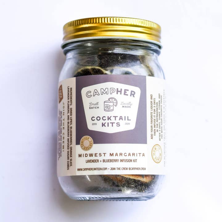 campHER - Wholesale DIY Drink Kit - Midwest Margarita | Blueberry & Lavendar
