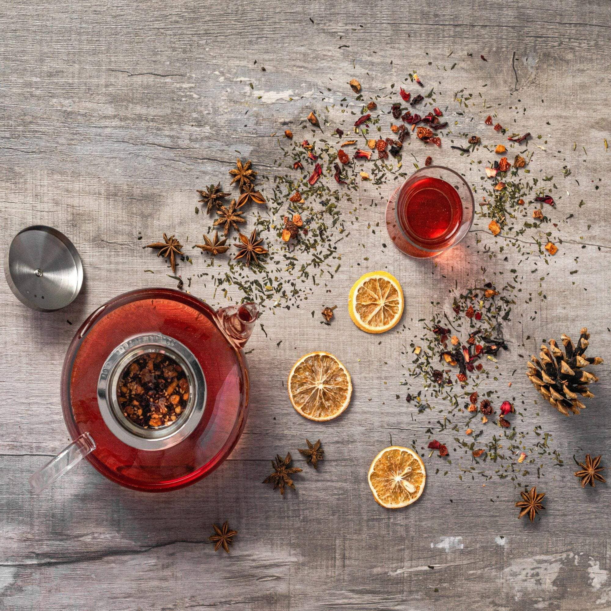 Rinkit Ltd - Wholesale Tea Pot - Argon Tableware Clear Glass Infuser Teapot - 800ml - Oval3