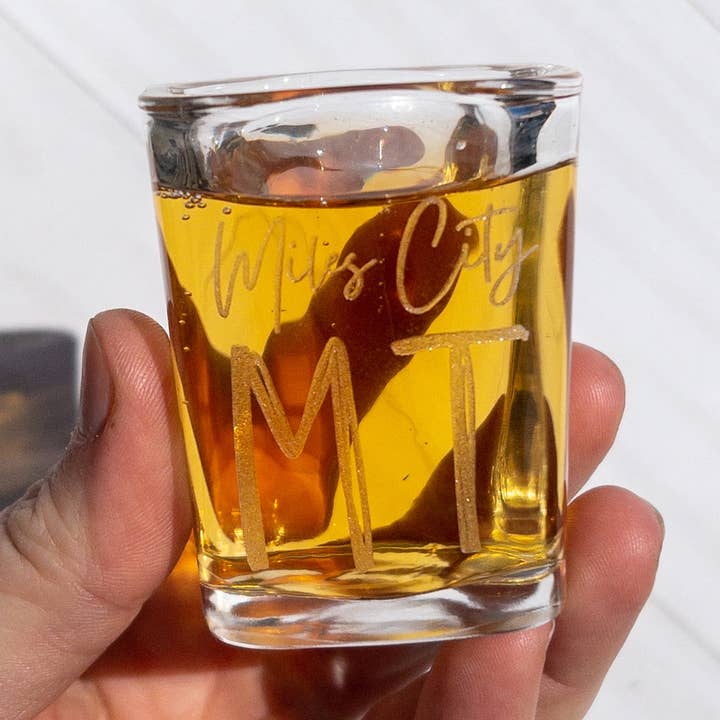 Custom City/State Engraved Shot Glass and other Purchase Wholesale custom whiskey glasses. Free Returns & Net 60 Terms on Faire trending on Faire.