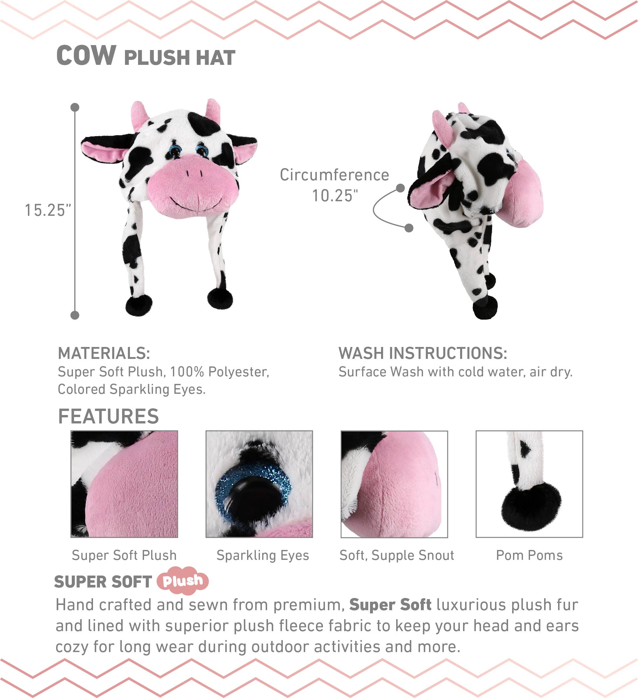 Cota Global – Engroshandel Hue - Børn – Superblød plys hat - ko1