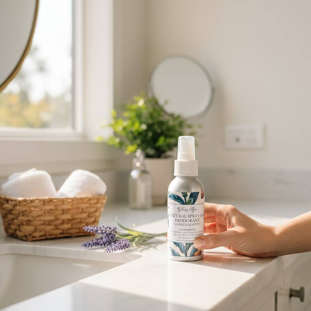 Butterfly&Bee - Wholesale Deodorant - Unisex - All Natural Aluminum-Free Spray Deodorant3