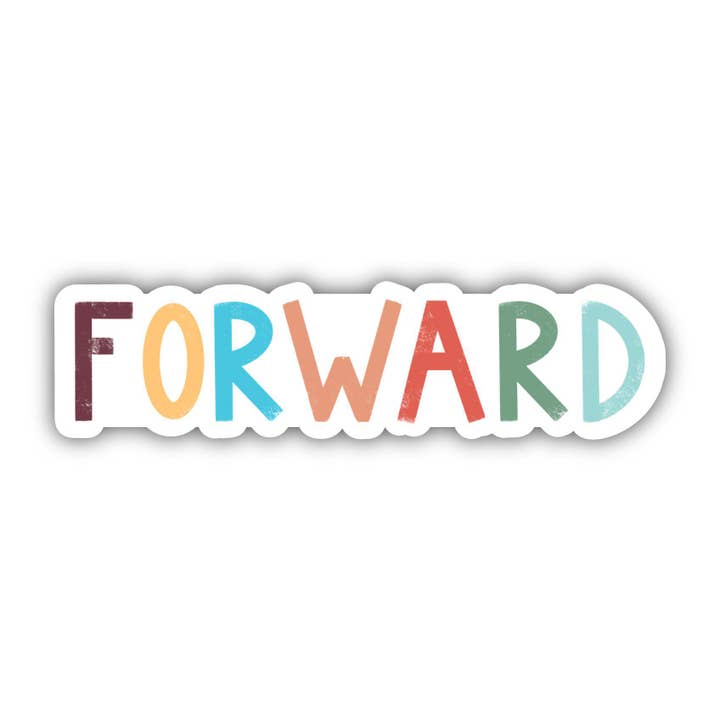 Forward Positivity Lettering Sticker for wholesale by Big Moods